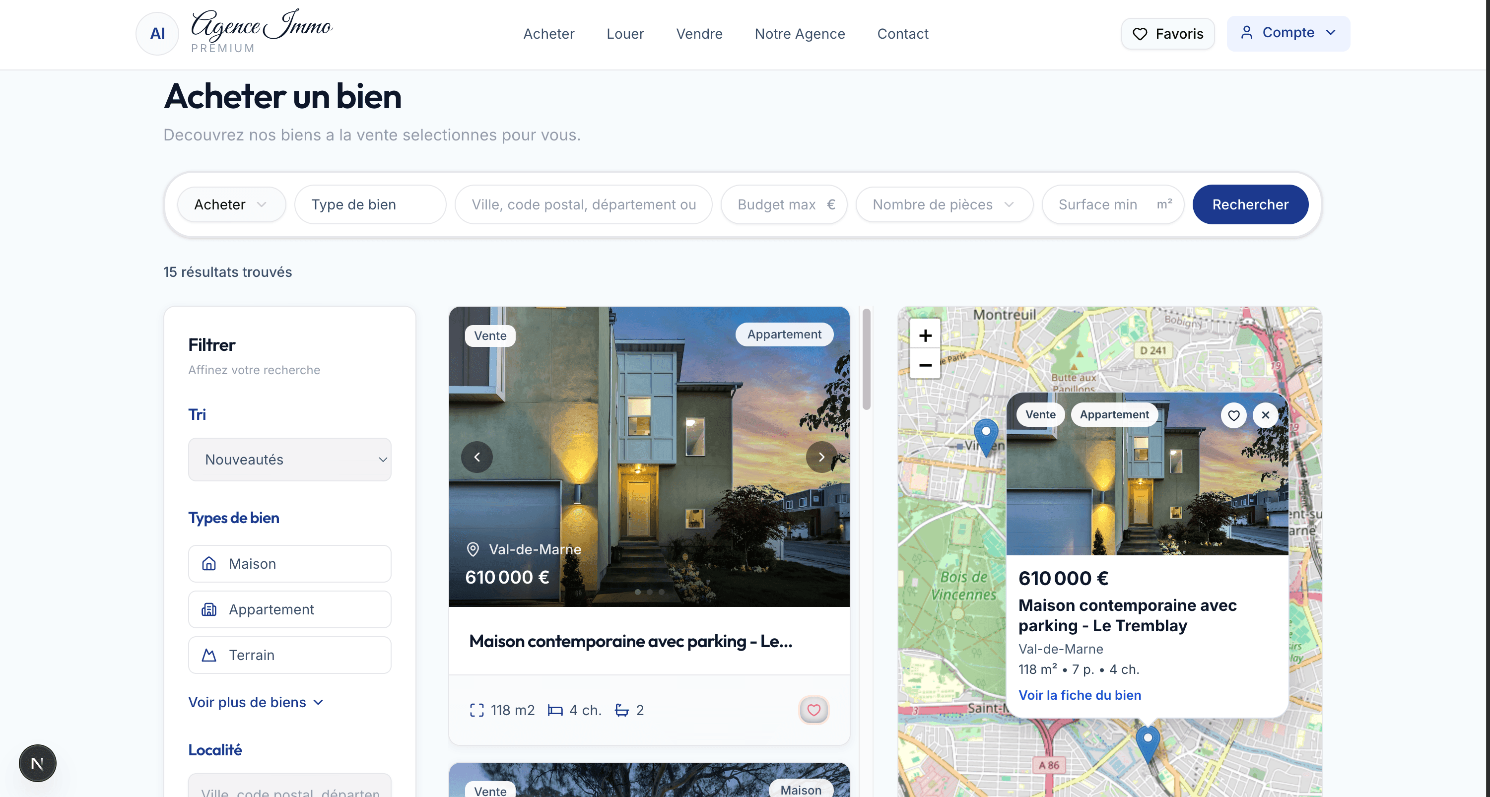 Parcours d'achat immobilier